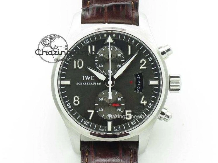 MIROTIME 0313 Big Pilot Real PR 48mm IW501902 Real Ceramic ZF 1:1 Best Edition On Green Nylon Strap A51111 V Durable 7249